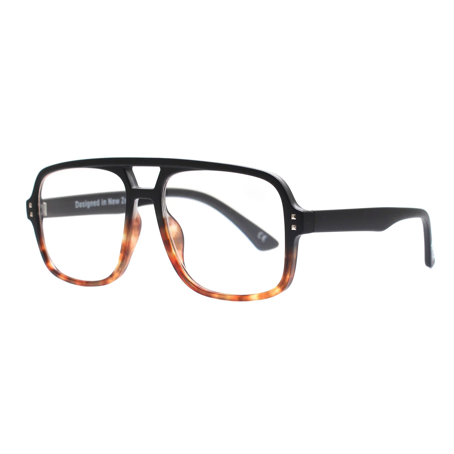 Daily Eyewear 12pm Black to Tort Reading Glasses